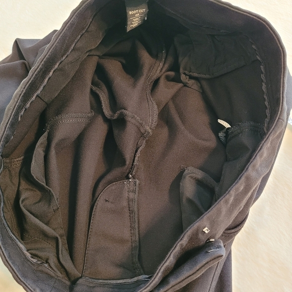 WHBM Black Mid Rise Boot Cut Dress Slacks Pants Women's Size 6 Regular - Picture 8 of 16